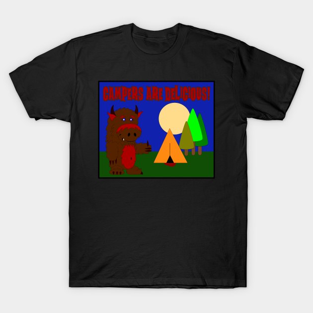 Grumble the Sassy-Squatch T-Shirt by dflynndesigns